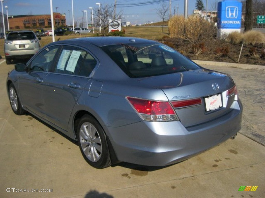 2011 Accord EX-L Sedan - Celestial Blue Metallic / Black photo #7