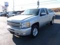 2012 Silver Ice Metallic Chevrolet Silverado 1500 LT Extended Cab 4x4  photo #3