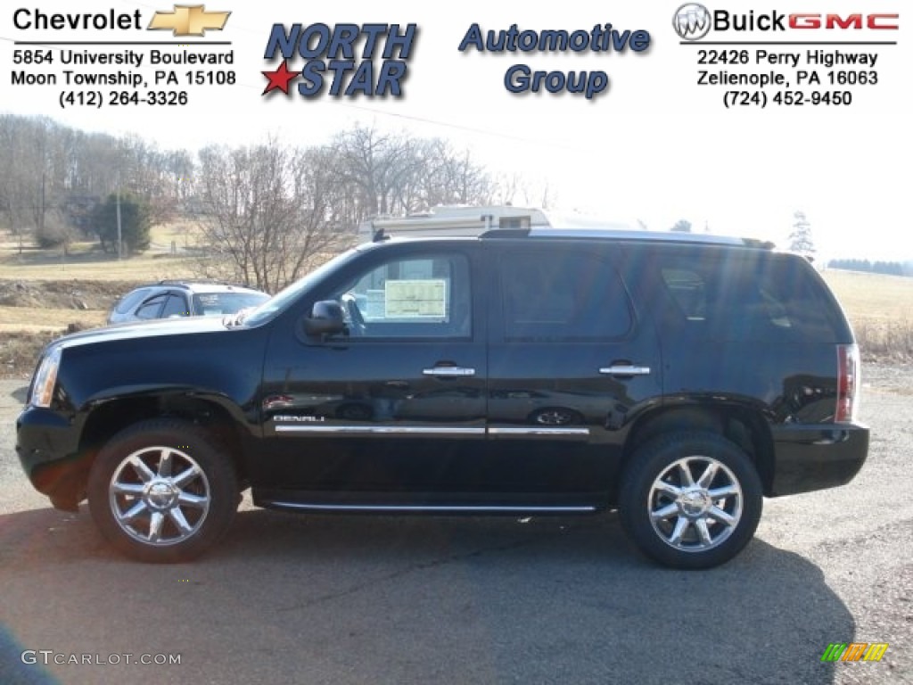 2012 Yukon Denali AWD - Onyx Black / Ebony photo #1