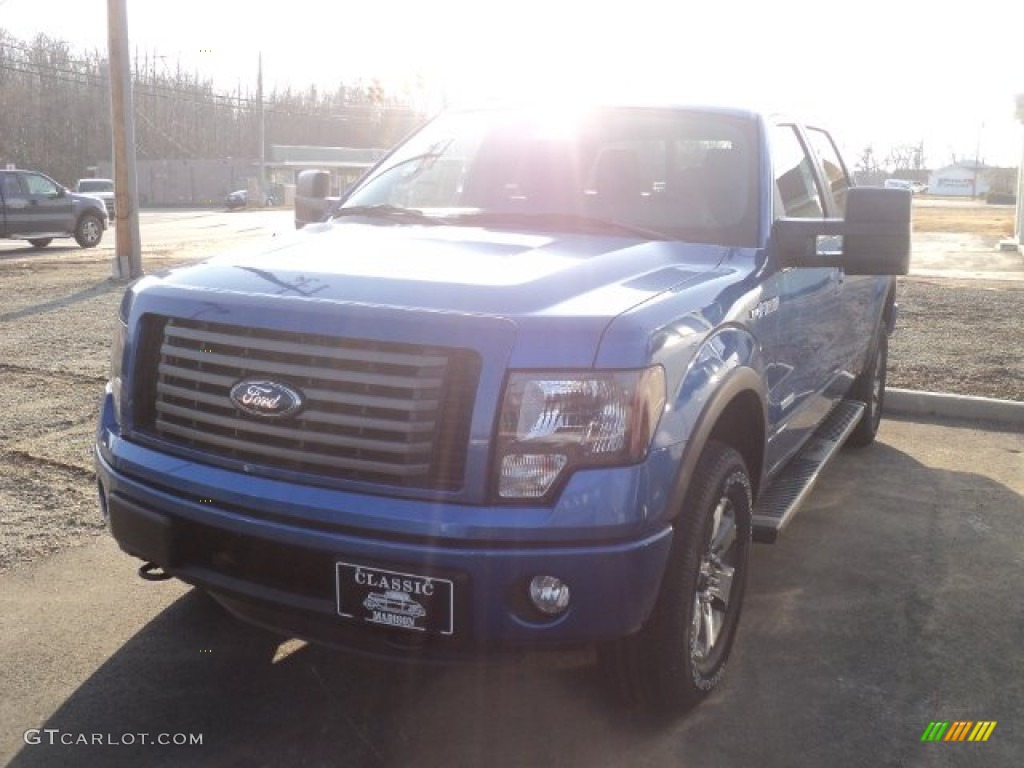 2012 F150 FX4 SuperCrew 4x4 - Blue Flame Metallic / Black photo #1