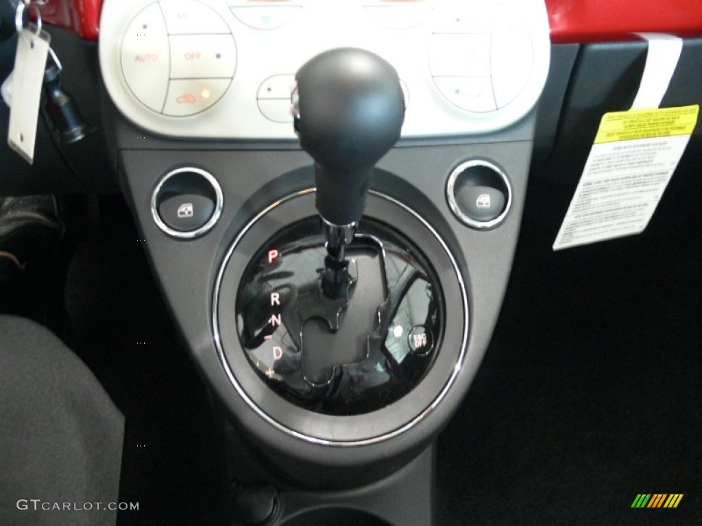 2012 Fiat 500 Lounge 6 Speed Auto Stick Automatic Transmission Photo #61593270