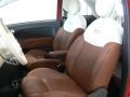 Pelle Marrone/Avorio (Brown/Ivory) 2012 Fiat 500 Lounge Interior Color