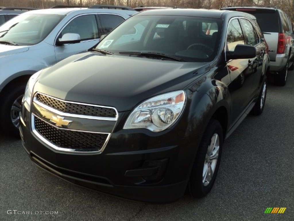 2012 Equinox LS - Ashen Gray Metallic / Jet Black photo #1