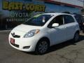 2009 Polar White Toyota Yaris 5 Door Liftback  photo #3