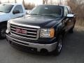 2012 Onyx Black GMC Sierra 1500 SLE Extended Cab  photo #1