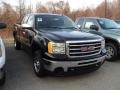 2012 Onyx Black GMC Sierra 1500 SLE Extended Cab  photo #3