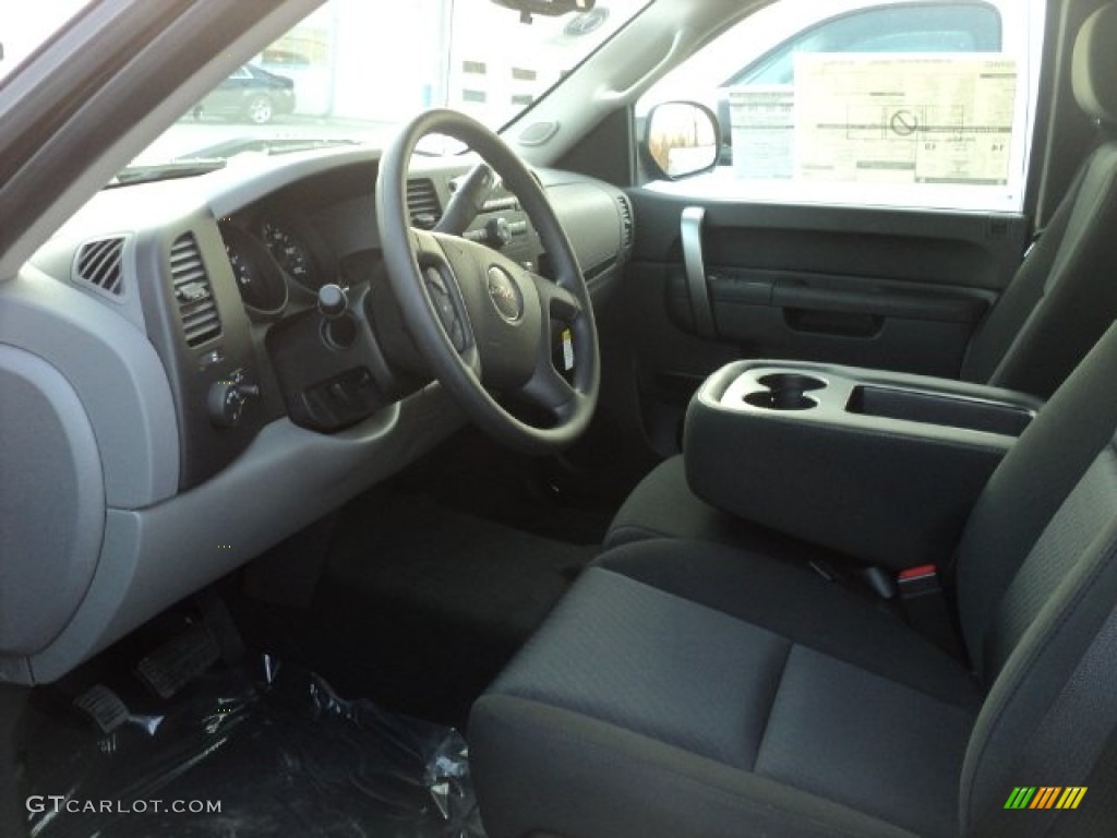 2012 Sierra 1500 SLE Extended Cab - Onyx Black / Ebony photo #7