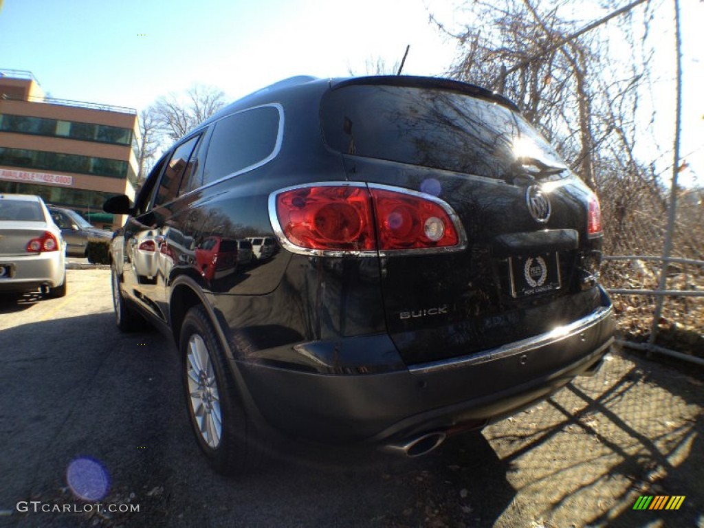 2011 Enclave CXL AWD - Carbon Black Metallic / Ebony/Ebony photo #6