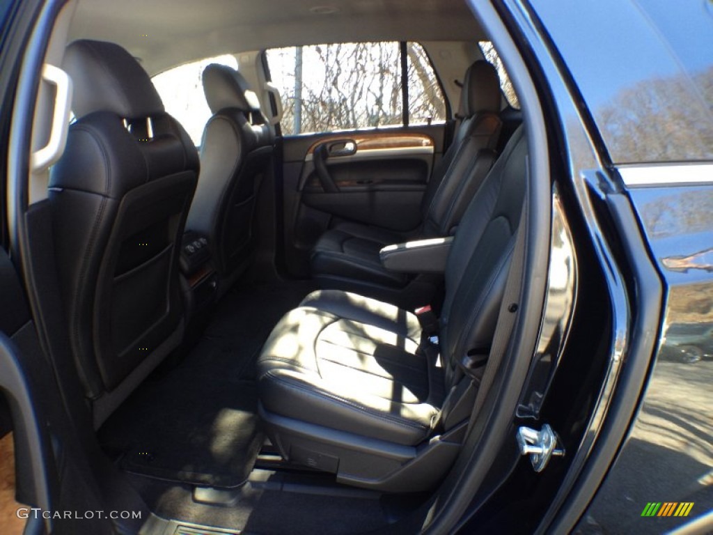 2011 Enclave CXL AWD - Carbon Black Metallic / Ebony/Ebony photo #8