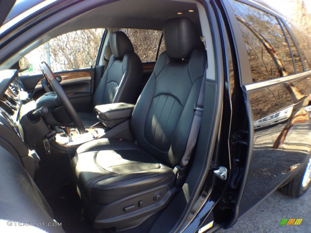 2011 Enclave CXL AWD - Carbon Black Metallic / Ebony/Ebony photo #12