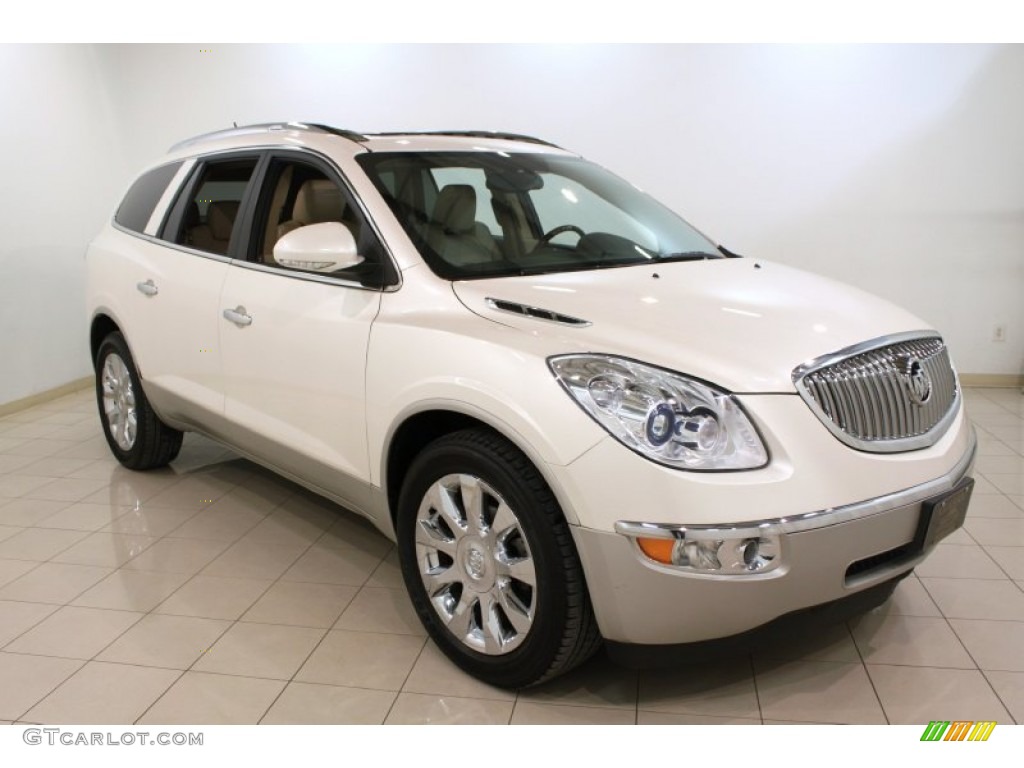 White Diamond Tricoat Buick Enclave