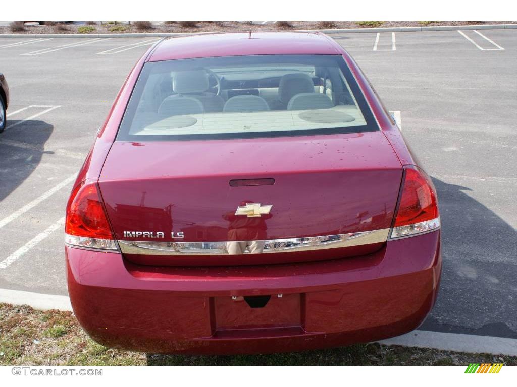 2006 Impala LS - Sport Red Metallic / Neutral Beige photo #5