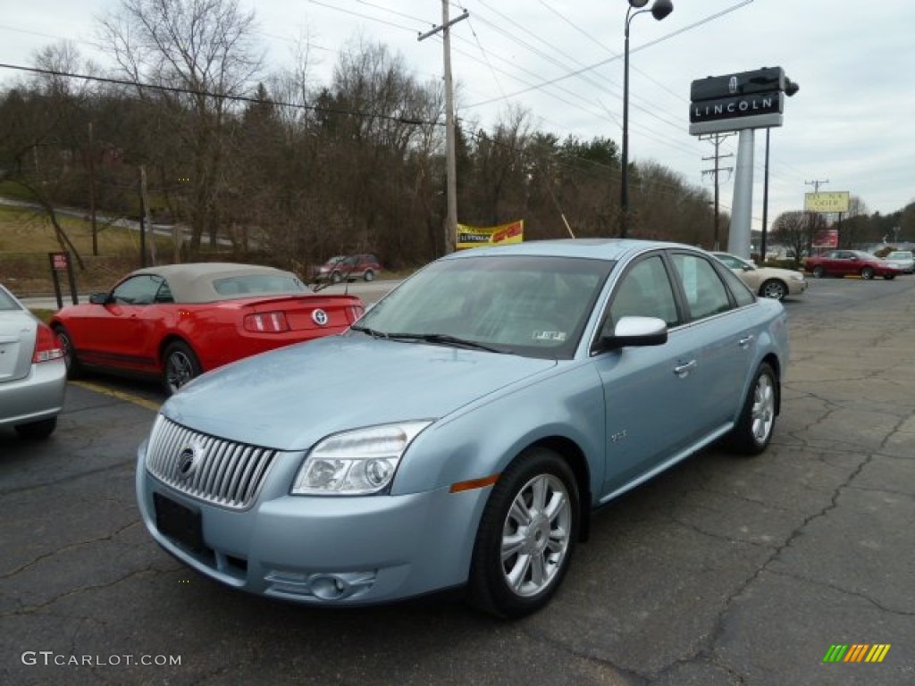 Light Ice Blue Metallic Mercury Sable