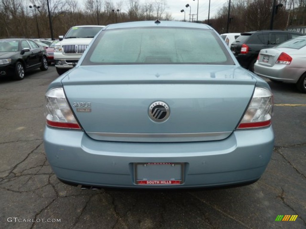 2008 Sable Premier Sedan - Light Ice Blue Metallic / Medium Light Stone photo #3