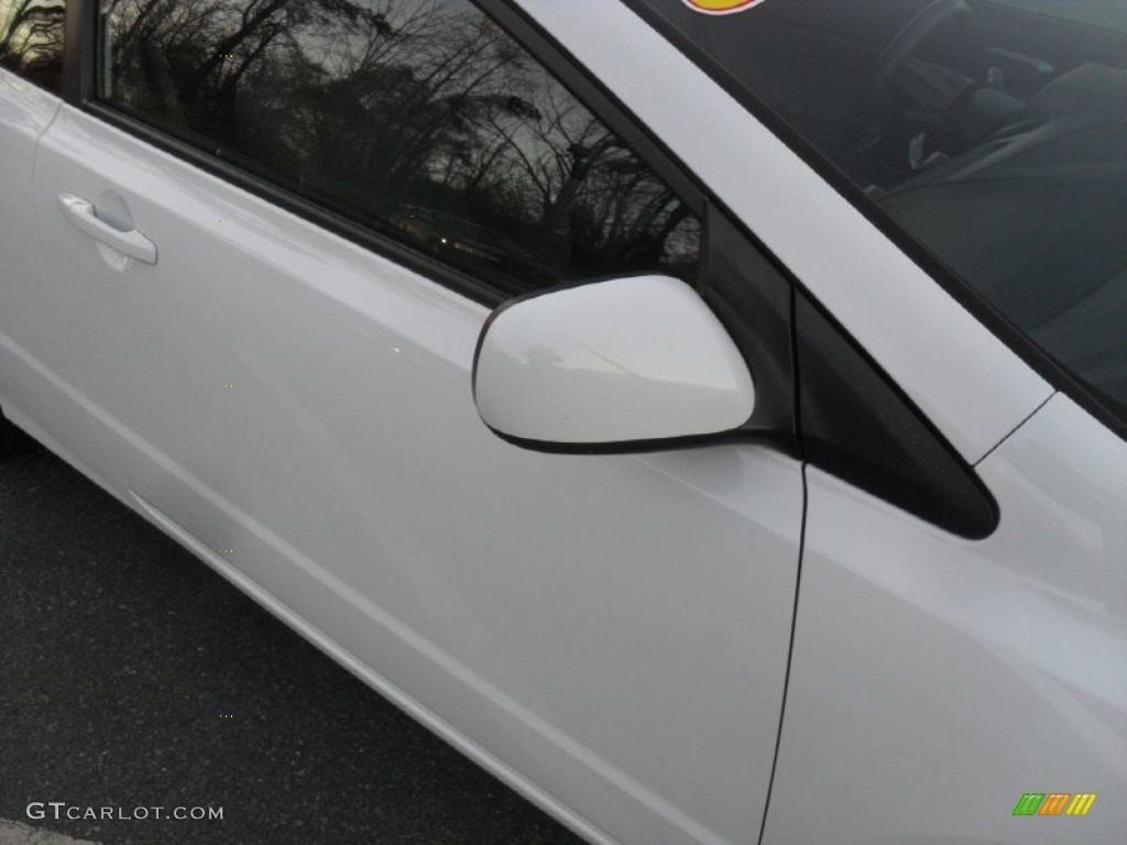 2009 Civic LX Coupe - Taffeta White / Gray photo #19