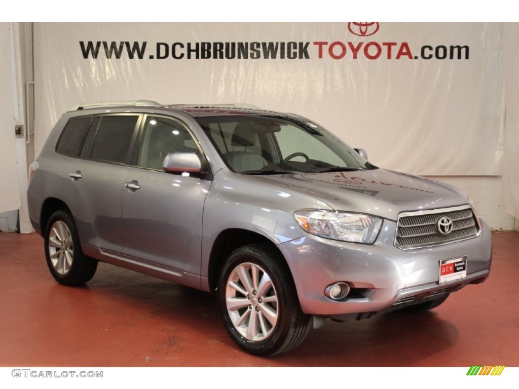 2008 Highlander Hybrid Limited 4WD - Iced Amethyst Mica / Ash Gray photo #4