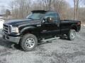 Black 2006 Ford F350 Super Duty FX4 Regular Cab 4x4 Exterior