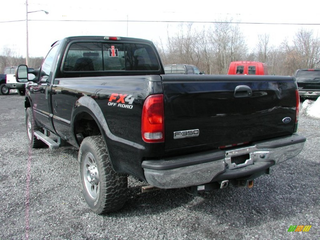 Black 2006 Ford F350 Super Duty FX4 Regular Cab 4x4 Exterior Photo #61600824