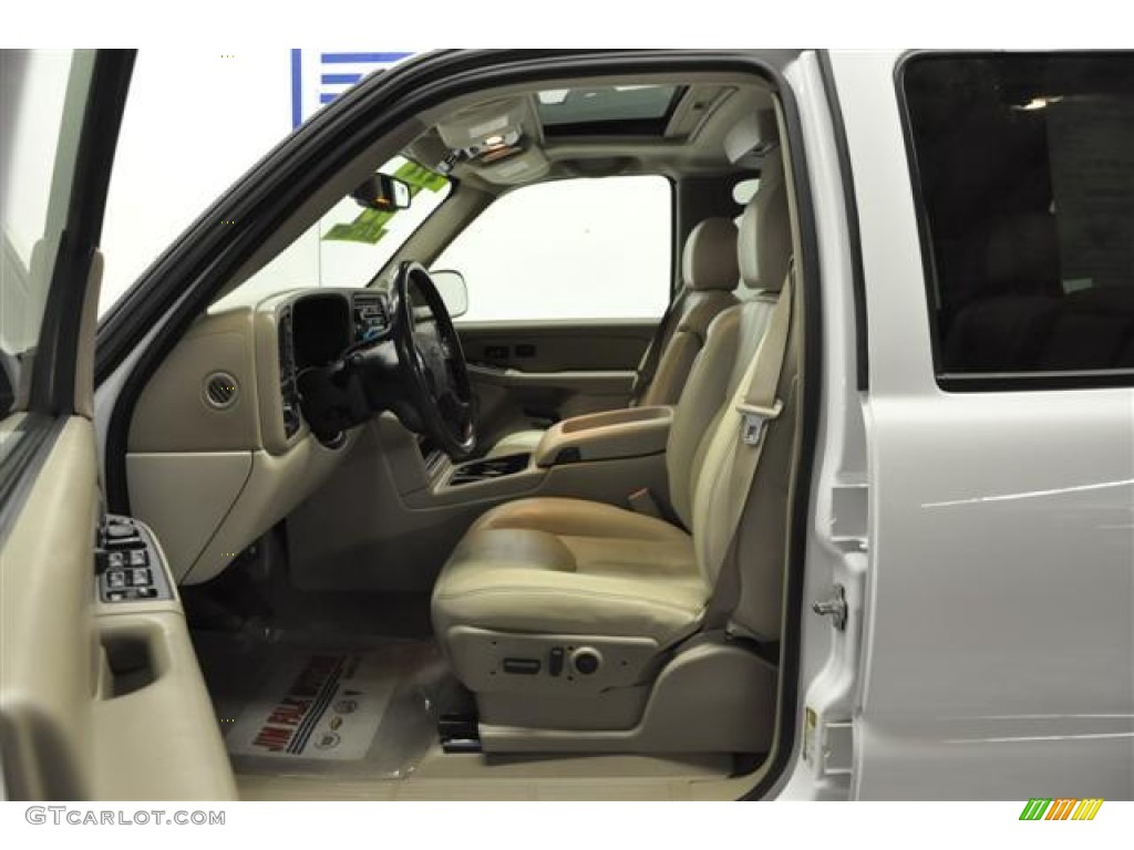 2005 Tahoe Z71 4x4 - Summit White / Tan/Neutral photo #9
