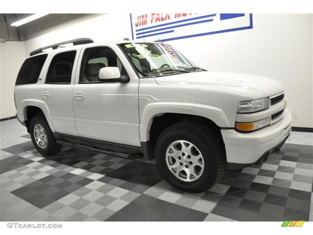 2005 Tahoe Z71 4x4 - Summit White / Tan/Neutral photo #27