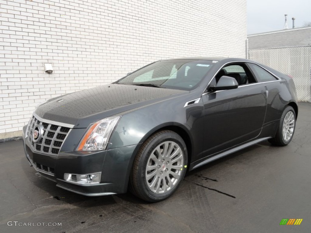 2012 CTS 4 AWD Coupe - Thunder Gray ChromaFlair / Ebony/Ebony photo #1