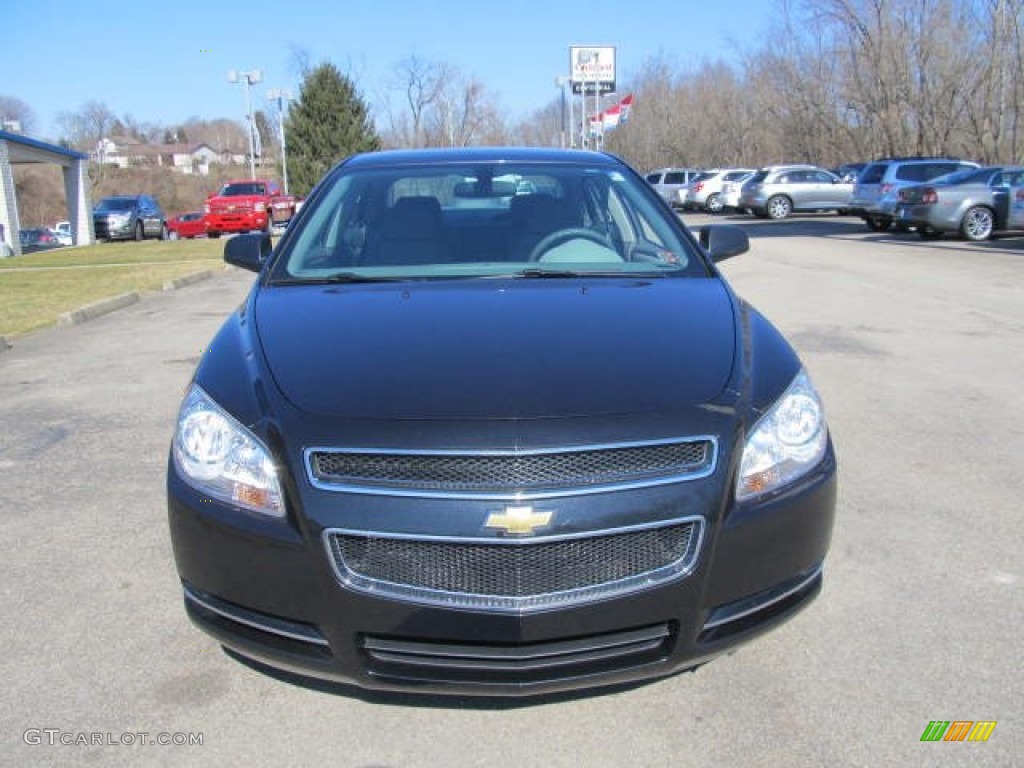 2008 Malibu LS Sedan - Black Granite Metallic / Titanium Gray photo #6