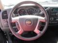 2012 Chevrolet Silverado 2500HD Light Titanium/Dark Titanium Interior Steering Wheel Photo