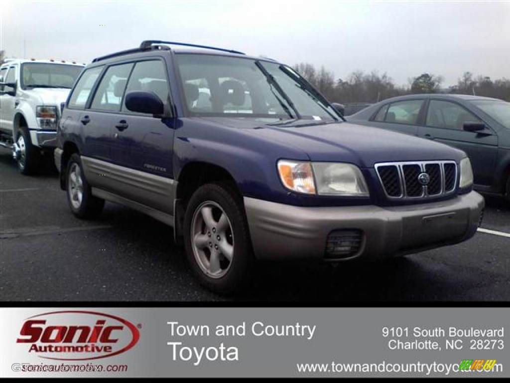 2002 Forester 2.5 S - Blue Ridge Pearl / Gray photo #1