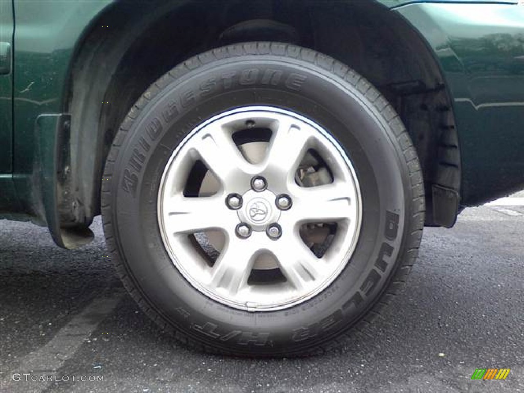 2001 Highlander Limited 4WD - Electric Green Mica / Ivory photo #3