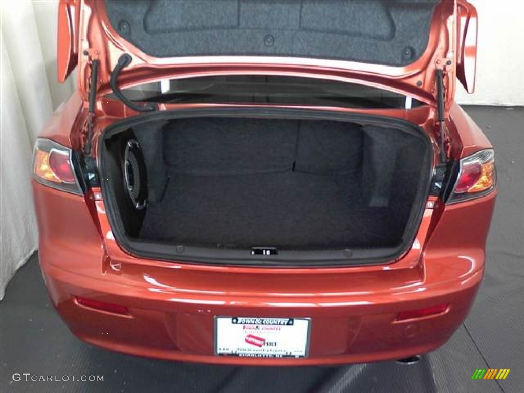 2010 Lancer GTS - Rotor Glow Orange Metallic / Black photo #10