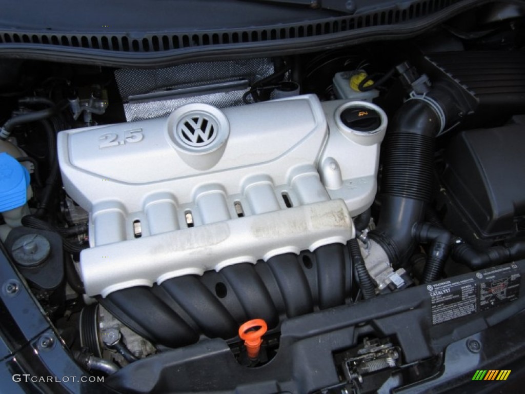 2006 Volkswagen New Beetle 2.5 Coupe 2.5L DOHC 20V Inline 5 Cylinder Engine Photo #61606488