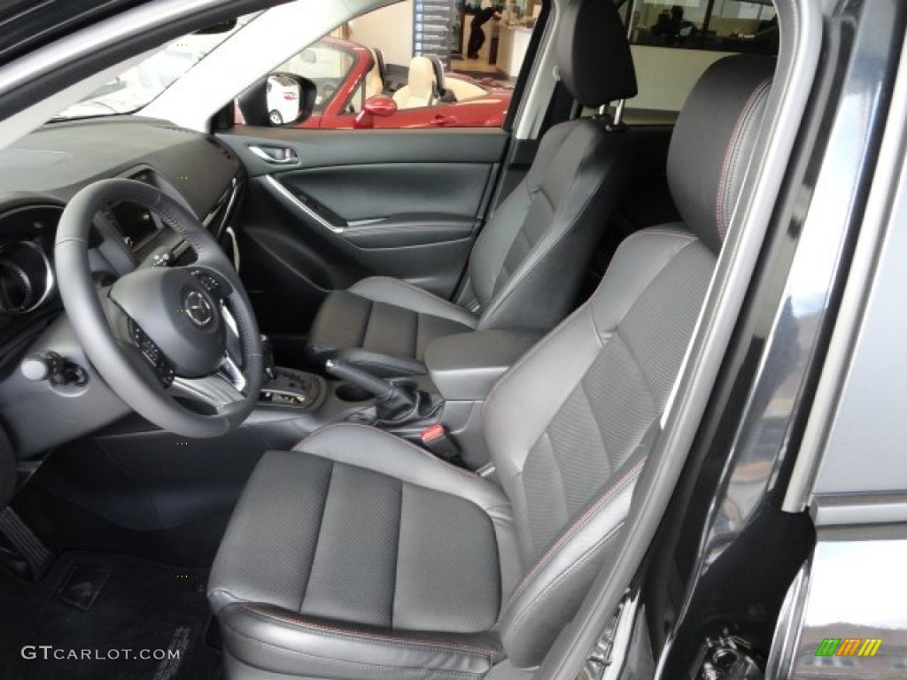 Black Interior 2013 Mazda CX-5 Grand Touring AWD Photo #61606656