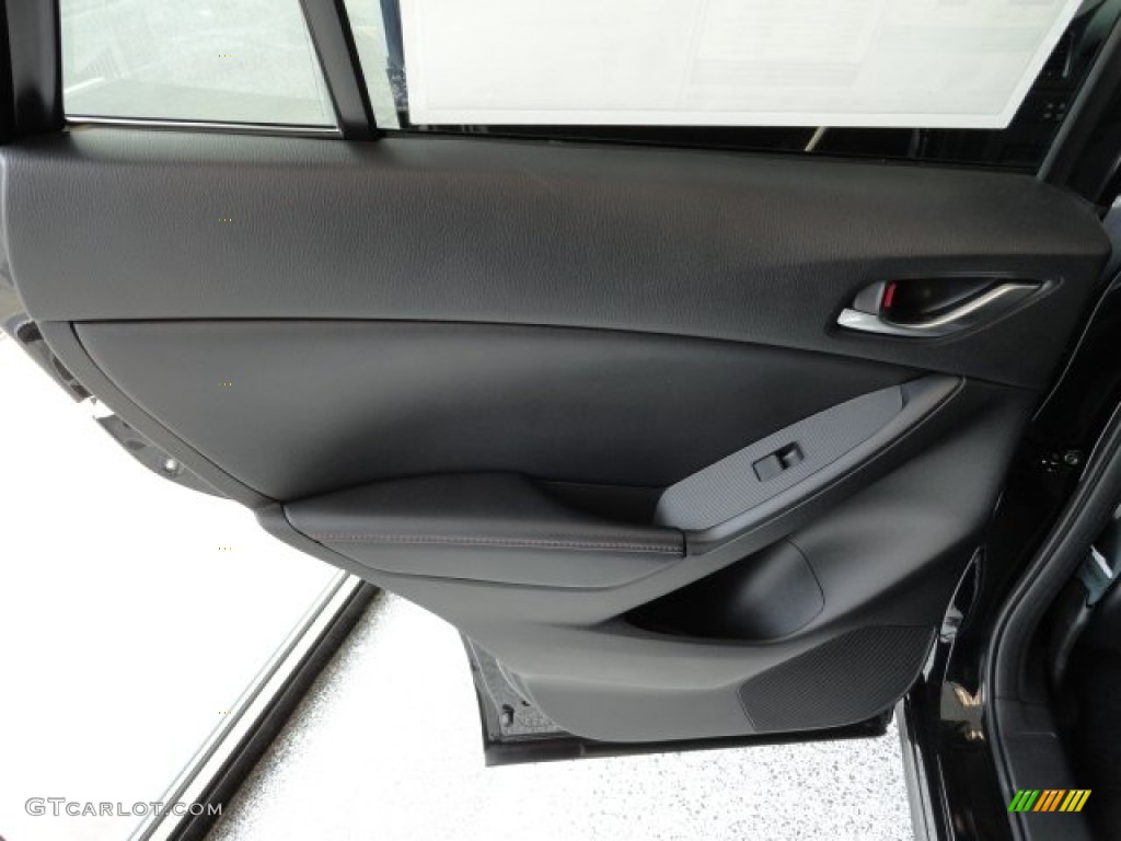 2013 Mazda CX-5 Grand Touring AWD Black Door Panel Photo #61606680