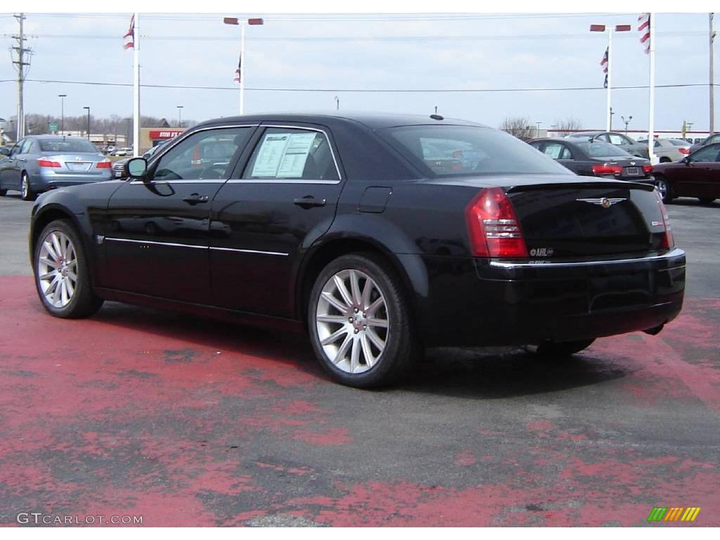 2007 300 C SRT Design - Brilliant Black / Dark Slate Gray/Light Graystone photo #3