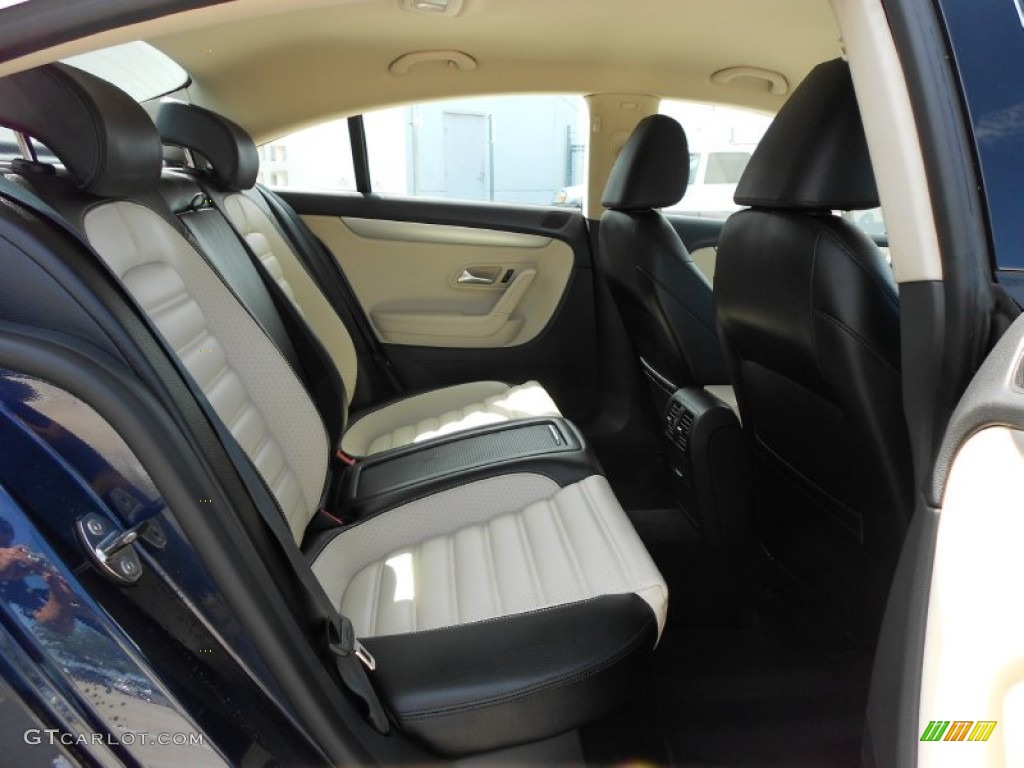 Black/Cornsilk Beige Interior 2012 Volkswagen CC R-Line Photo #61607328