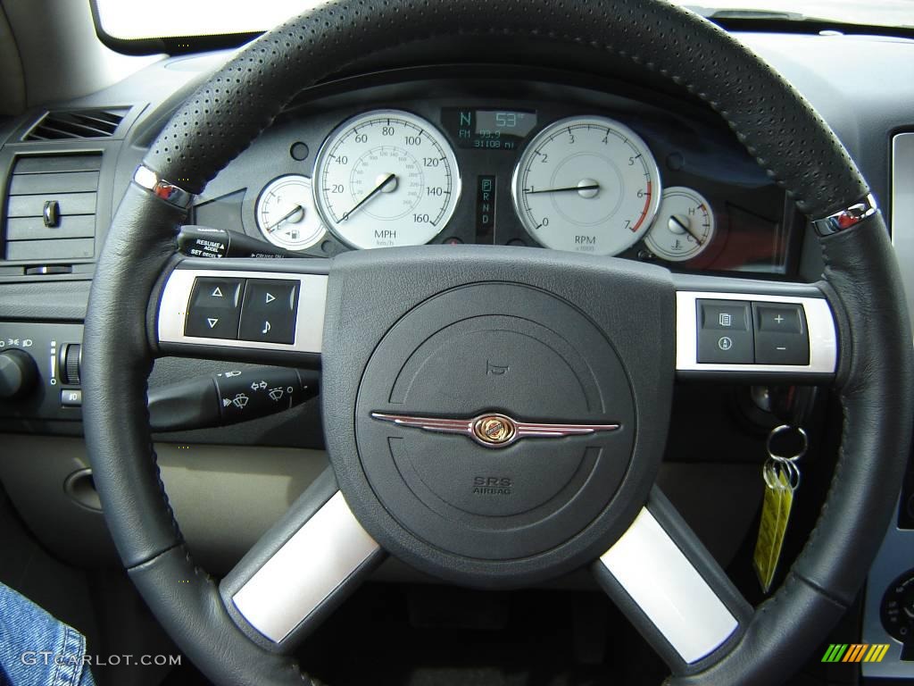 2007 300 C SRT Design - Brilliant Black / Dark Slate Gray/Light Graystone photo #17