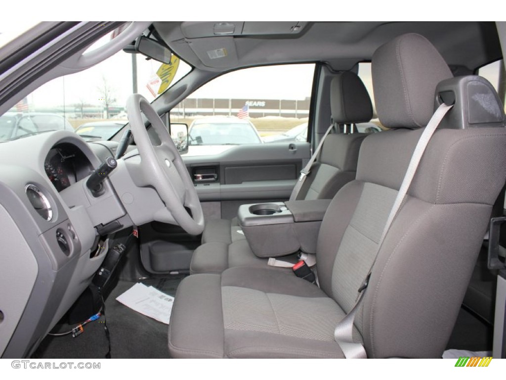 2005 F150 XLT SuperCab 4x4 - Silver Metallic / Medium Flint Grey photo #8