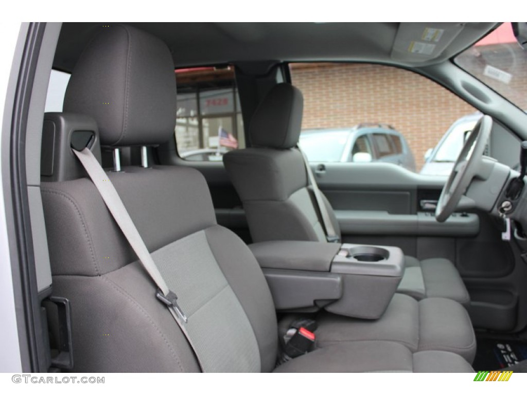 2005 F150 XLT SuperCab 4x4 - Silver Metallic / Medium Flint Grey photo #13