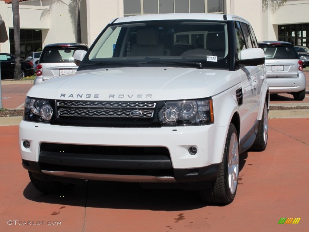 2012 Range Rover Sport Supercharged - Fuji White / Almond photo #1