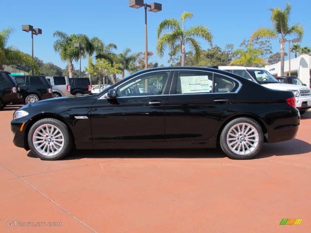 Jet Black 2012 BMW 5 Series 535i Sedan Exterior Photo #61609131