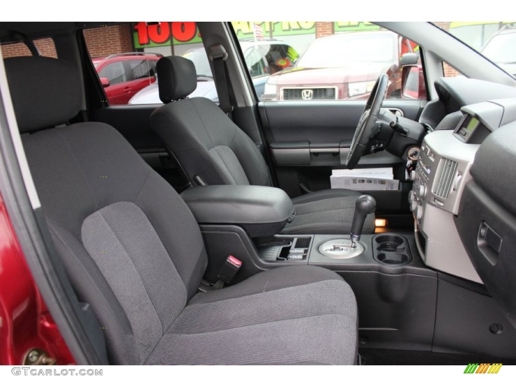 2004 Endeavor XLS AWD - Ultra Red Pearl / Charcoal Gray photo #17