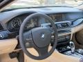 Venetian Beige Steering Wheel Photo for 2012 BMW 5 Series #61609161