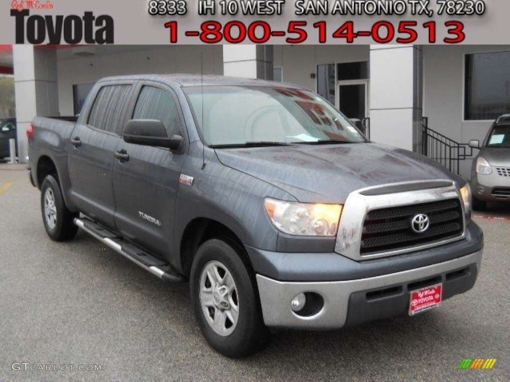 2008 Tundra CrewMax - Slate Gray Metallic / Graphite Gray photo #1