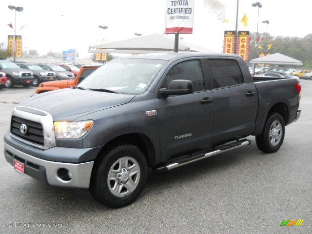 2008 Tundra CrewMax - Slate Gray Metallic / Graphite Gray photo #3