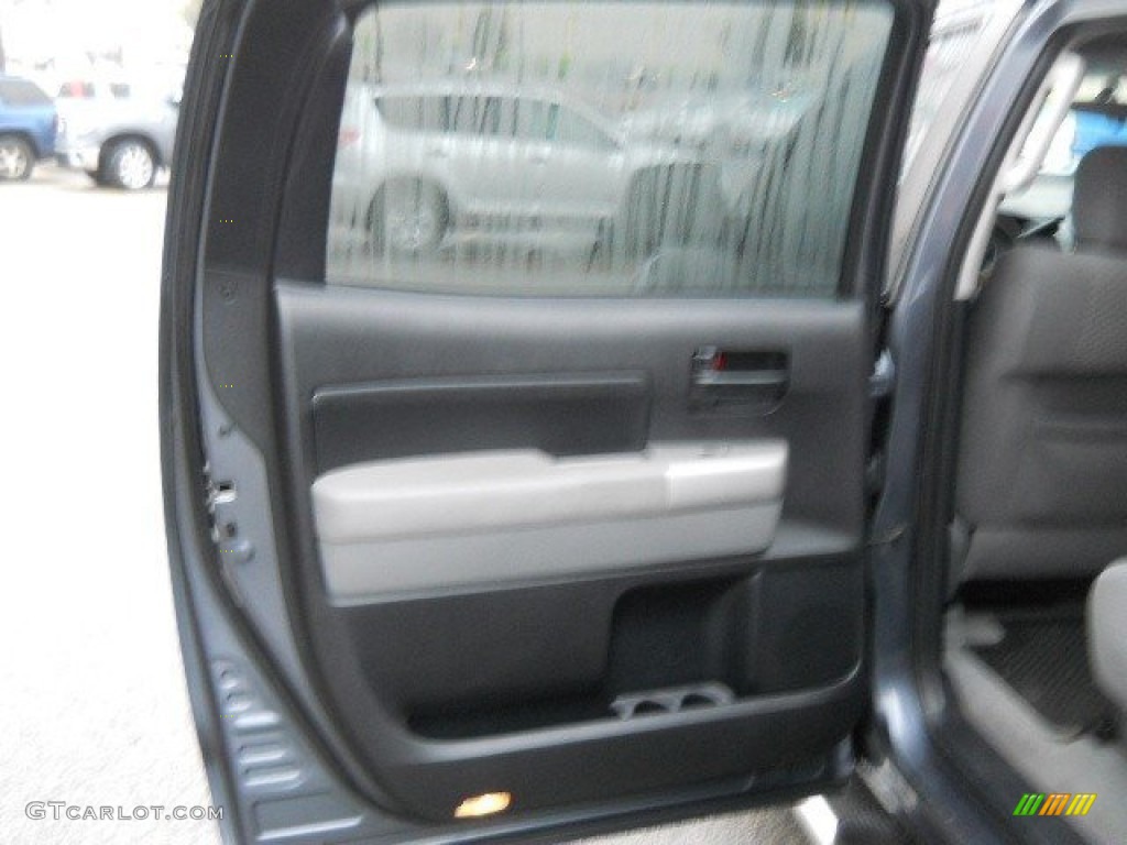 2008 Tundra CrewMax - Slate Gray Metallic / Graphite Gray photo #9