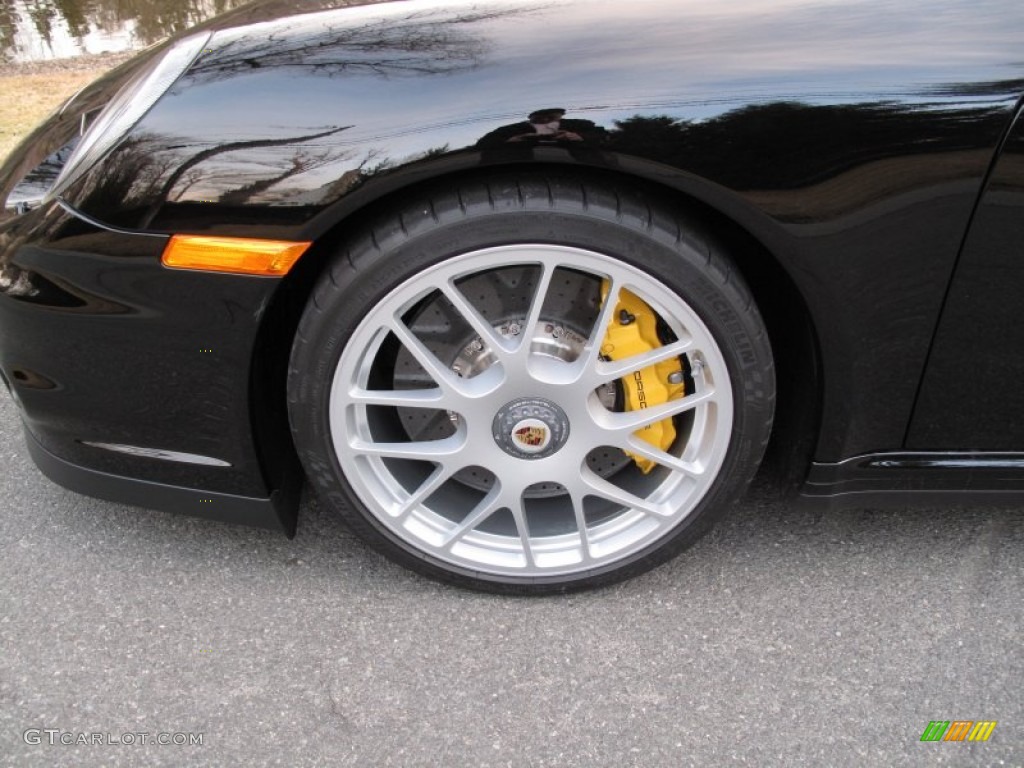 2012 911 Turbo S Cabriolet - Black / Black photo #10