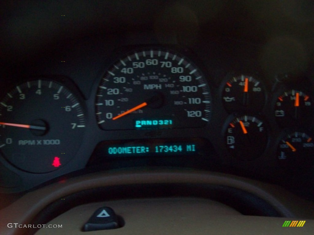 2002 TrailBlazer LTZ 4x4 - Victory Red / Medium Oak photo #15