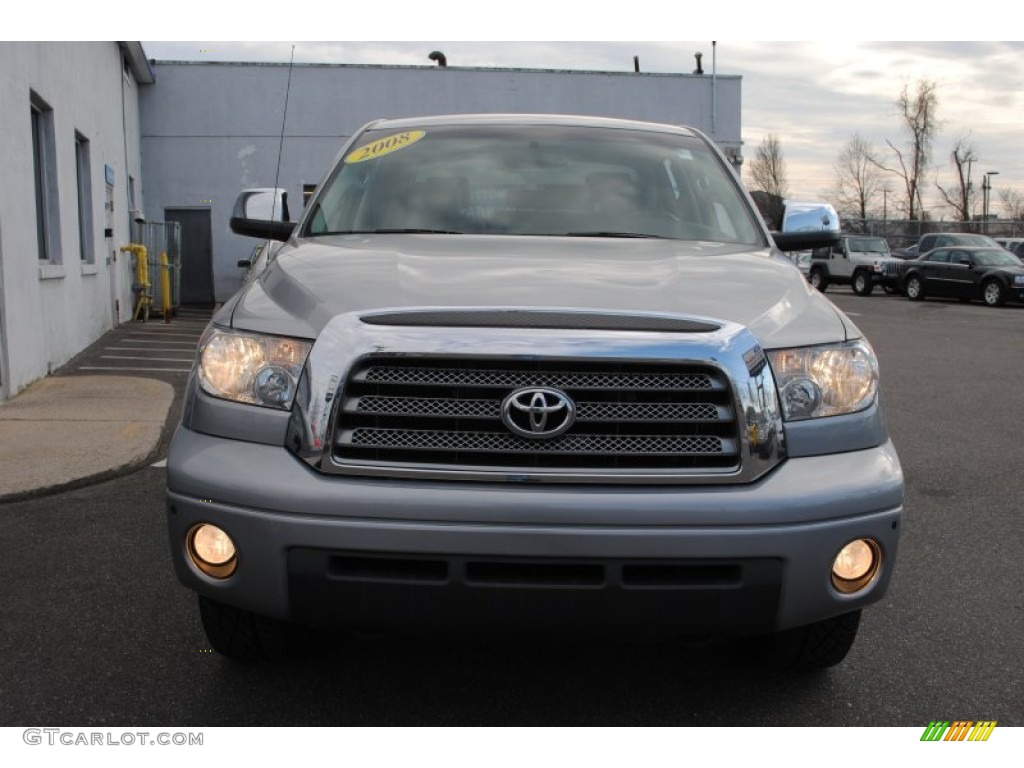 2008 Tundra Limited CrewMax 4x4 - Silver Sky Metallic / Graphite Gray photo #2