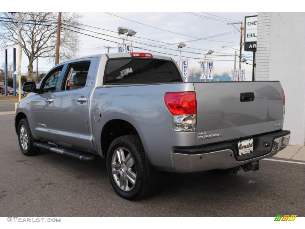 2008 Tundra Limited CrewMax 4x4 - Silver Sky Metallic / Graphite Gray photo #4