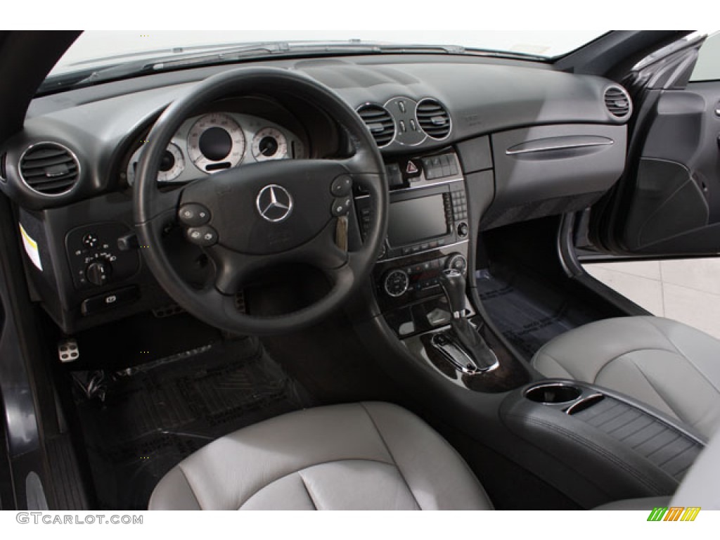 Ash Grey Interior 2008 Mercedes-Benz CLK 350 Coupe Photo #61611840